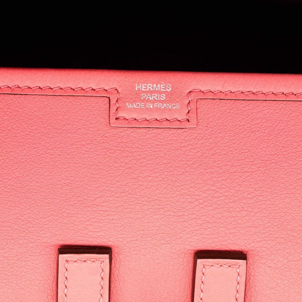 Hermes Jige Elan Clutch Verso Evercolor 29 Pink - Picture 6 of 7